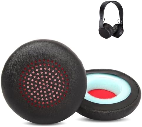 Transform Your Sound Experience with Premium Replacement Earpads for House of Marley EM-JH101-BK Rebel Wireless Headphones – Luxurious Memory Foam and Protein Leather Cushions for Superior Comfort and Sound Isolation, Ideal for Music Enthusiasts Seeking Long-Lasting Durability and Effortless Installation