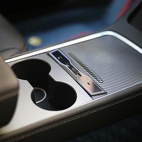 Transform Your Tesla Model 3/Y with the Ultimate USB Hub – Multi-Port Charger with Tricolor LED for 2021-2023 Models – Fast Charging Solution for All Your Devices – Stylish Interior Accessory for Seamless Connectivity