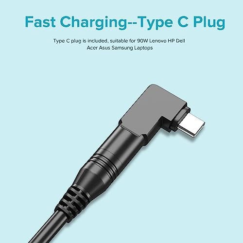 Universal 100 W Laptop Charger with USB-C Port – Fast Charging AC Adapter for Lenovo, HP, Dell, Acer, ASUS, Samsung, and More – 18 Interchangeable Tips for Enhanced Compatibility – Lightweight & Foldable Design for Easy Travel – Dual USB Outputs for Simultaneous Charging of Devices – Ideal Replacement for 45 W to 90 W Laptop Power Supplies – Versatile 6 ft Cord Length for Flexible Use – Perfect for Business Trips and Everyday Charging Needs – Input Voltage: AC 100-240 V, Output: 5 V-20 V – Optimal Power Solution for Various Brands Including Mac Book Pro, Think Pad Yoga, and Galaxy Book – Streamlined Performance for Tablets, Smartphones, and Gaming Consoles – Efficient, Reliable, and Highly Portable Laptop Charger for Professionals on the Go.