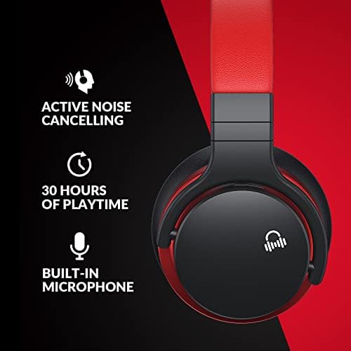 Elevate Your Sound Experience with E7 Active Noise Cancelling Headphones – Unrivaled Over-Ear Comfort for All-Day Listening, Rich HD Audio Quality for Audiophiles – Ideal for Travel, Work, & Thoughtful Gifting – Advanced Bluetooth Connectivity for Effortless Pairing and Immersive Enjoyment