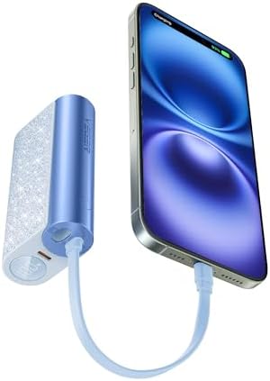 Stylish VEGER 10,000 m Ah Portable Charger with Removable Cable – Fast Charging Power Bank for i Phone 15/14 & Android Devices, Compact Fashion Accessory for Travel Enthusiasts – Sleek Black Design for Ultimate Convenience and Durability