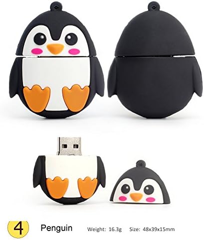 LEIZHAN 16 GB Fruit-Shaped USB Flash Drive Set – Adorable Pineapple, Carrot, Banana, and Strawberry Designs for Fun Data Storage – Perfect Gift for Students and Professionals – 64 GB Total Capacity with Enhanced USB 2.0 Compatibility – Lightweight and Durable Memory Sticks for Easy File Transfer and Backup