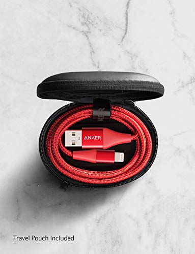 Anker 551 USB-A to Lightning Cable (3 ft) – Ultra-Fast Charging i Phone Charger, MFi Certified for i Phone 13/12/11/X/8 Series, Durable Nylon Build for Home and Car Use, Superior Compatibility and Reliability