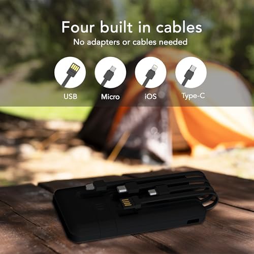 Ultra-Fast Portable Power Bank with Multi-Device Compatibility – 10000 m Ah External Battery Pack for i Phone, Google Pixel, i Pad, and Android Phones – Sleek White Design for On-the-Go Charging Solutions
