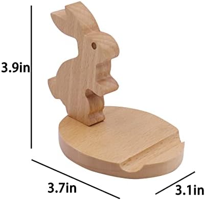 Whimsical Dog-Themed Wooden Phone Stand – Charming Desk Accessory for Mobile Devices, Perfect Gift for Pet Enthusiasts, Stylish and Functional Home Office Decor with Stable Anti-Slip Base for Enhanced Productivity and Optimal Viewing Experience