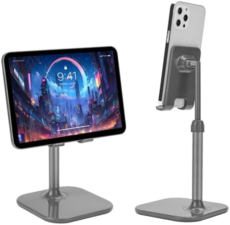 Doboli Cell Phone Stand, Phone Stand for Desk, Phone Holder Stand Compatible with iPhone and All Mobile Phones Tablet, Gifts for Adults Women Men Mom Wife, Pink – Enhanced Compatibility and Speed