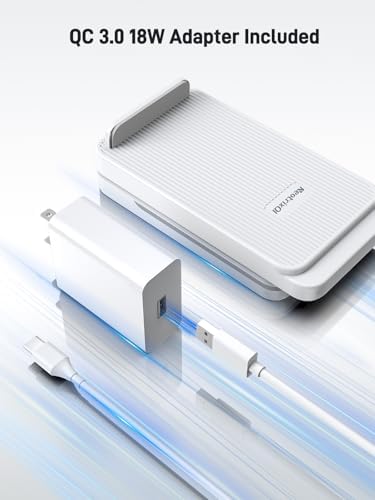 Ultimate 3-in-1 Wireless Charging Station for Samsung & i Phone – Foldable Travel Charger for Galaxy S24 Ultra/S23/S22/Note 20 & i Phone 16 Pro Max, Compatible with Galaxy Watch & Buds – Fast, Safe & Sleek Design for On-the-Go Power Solutions