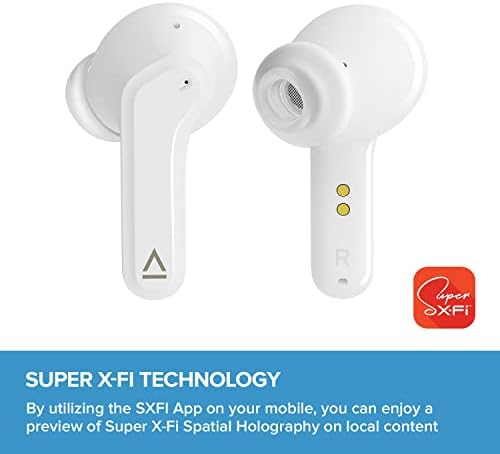 Creative Zen Air Lightweight True Wireless Earbuds – Premium Sound with Active Noise Cancellation, IPX4 Sweatproof Protection, 24-Hour Battery Life, and Advanced Bluetooth 5.0 Connectivity for Ultimate Listening Freedom and Comfort