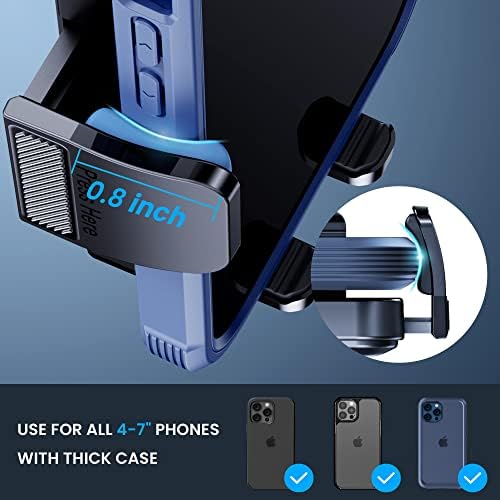 Universal Car Phone Mount: Hands-Free Adjustable Holder for Safe Driving – Secure Air Vent Smartphone Stand for i Phone & Android – 360-Degree Rotation for Optimal Viewing and Easy Access – Durable Lightweight Design for All Vehicles
