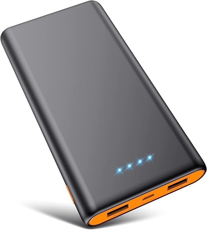 Maximize Your Power On-the-Go: 26800 m Ah Ultra-High Capacity Portable Charger with Dual USB Outputs for High-Speed Charging – Universal Compatibility with i Phone 16/15/14/13/12, Galaxy, Android & More – Lightweight & Safe External Battery Pack for Travel & Daily Use