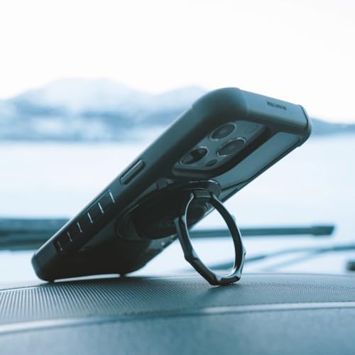 Rokform Magnetic Sport Ring Grip and Stand – Ultra-Slim Metal Phone Holder for i Phone & Samsung Twist Lock Cases, Black – Effortless Portrait & Landscape Viewing with Superior Magnetic Adhesion and Durable Construction for Everyday Use – Backed by 2-Year Warranty and Exceptional Customer Support