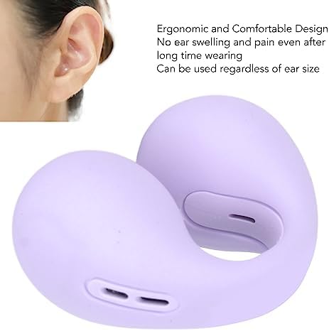 Heayzoki Open Ear Clip-On Headphones – Lightweight Noise Cancelling Mini Earbuds for Active Lifestyle, Perfect for Running and Sports (Vibrant Green) – Enhanced Audio Clarity and Awareness