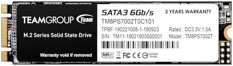 Transform Your Computing Experience with TEAMGROUP MS30 256 GB M.2 2280 SATA III SSD – Unparalleled 500/400 MB/s Read/Write Speeds, Advanced SLC Cache, and Durable 3 D NAND TLC Tech for Gamers and Creatives Alike – Elevate Your System’s Performance Today!