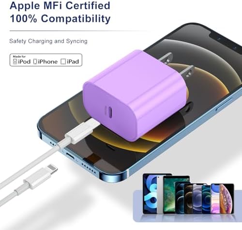 Fast Charging Multi-Port USB C Power Adapter – 5-Port 40 W Wall Charger for i Phone 16 Pro Max, 16 Pro, 15 Pro Max, and More – Compact Cube Design with 3 USB-C and 2 USB-A Ports – Ideal for Efficient Device Charging in Homes and Offices – Built-in Safety Features for Overcharging Protection – Perfect for Busy Professionals and Families