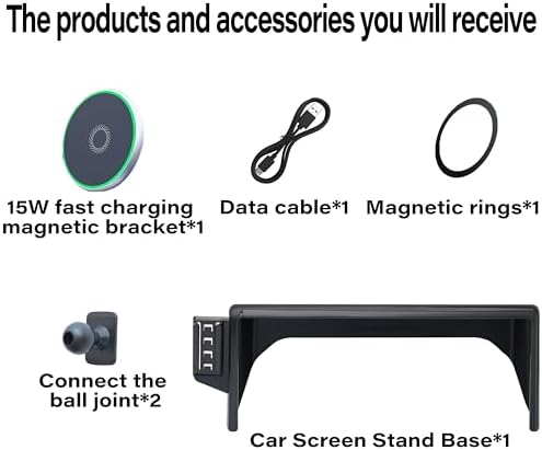 Secure Your Smartphone with Advanced Car Phone Holder for Toyota RAV4 (2019-2025) – 15 W Fast Wireless Charger, 360-Degree Rotation & Hands-Free Convenience for Safer Navigation – Perfectly Fits 7/8 Inch Touch Screens – Premium Stability & Effortless Installation