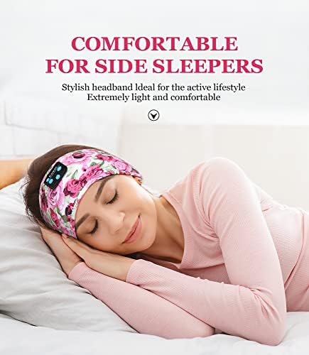 Fulext Bluetooth Sleep Headphones Headband – Ultimate Comfort for Side Sleepers, Thin HD Stereo Sound Quality – Ideal for Insomnia Relief and Travel Convenience – Perfect Gift for Men and Women – Enhanced Compatibility, Long-Lasting Battery Life for All Night Relaxation
