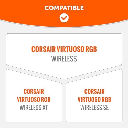 Transform Your Corsair Virtuoso Headphones with the WC Band Z V2 Silicone Headband Cover – Premium Machine Washable Accessory for Enhanced Comfort, Durability, and Flawless Aesthetics – Perfect Fit for Wireless, XT, and SE Models – Say Goodbye to Flaking Leather and Hello to Effortless Maintenance and Style