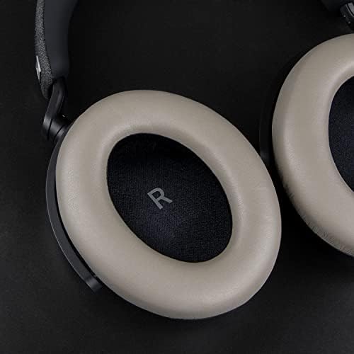 Transform Your Sennheiser Momentum 4 with SOULWIT Premium High-Density Noise-Isolating Protein Leather Earpads – Ultimate Comfort and Sound Clarity Enhancements – Stylish Grey Finish for an Elevated Audio Experience