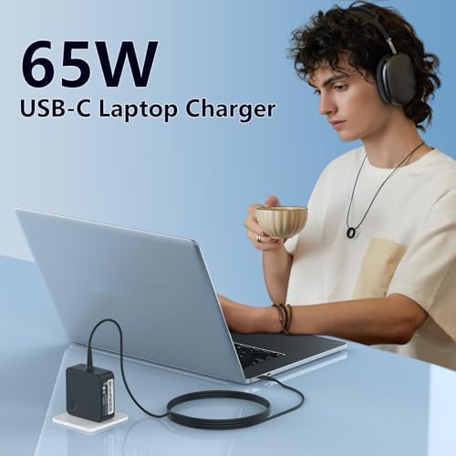 Premium 65 W USB-C Power Adapter for Lenovo Think Pad & Chromebook – Ultra-Fast Charging with Advanced Safety Mechanisms – Versatile Compatibility for Yoga, Ideapad, and More Models – Durable, High-Performance Laptop Charger for Efficient Device Management – Reliable Power Source Ensuring Optimal Functionality and Longevity