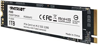 Experience Next-Level Speed with Patriot P300 512 GB M.2 PCIe Gen 3 SSD – The Ultimate Low-Power Internal Drive for Gaming and Productivity Enhancements