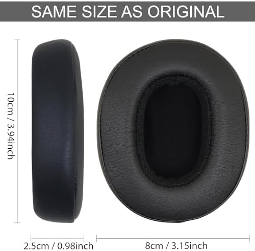 Upgrade Your Skullcandy Experience with Premium Replacement Ear Pads for Crusher Wireless, Evo, Hesh ANC & Venue Headphones – Ultimate Comfort, Superior Noise Isolation & Enhanced Audio Quality for Long Listening Sessions – Easy Installation & Sleek Design