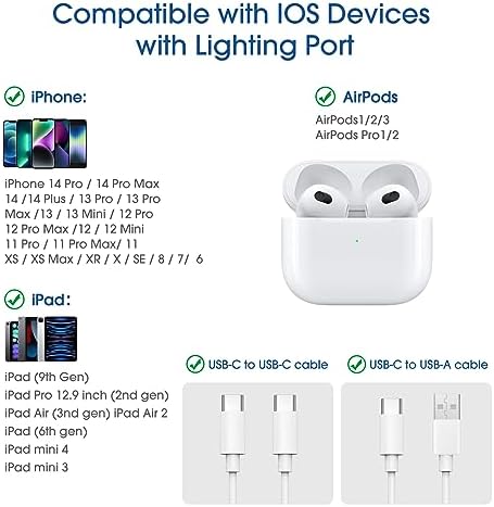 Premium Tech Matte USB C to Lightning Adapter Bundle – 4-Pack for Effortless 12 W Fast Charging of i Phone 14, i Pad, i Pod & Air Pods – Anti-Lost Holder Included, Stylish Light Yellow Design – Ultimate Connectivity Solution for Apple Devices