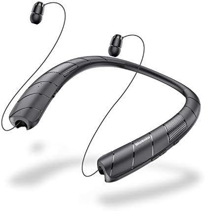 Transform Your Audio Journey with Gardway’s Dual-Function Neckband Bluetooth Headphones and Portable Speaker – Immerse in High-Fidelity 3 D Stereo Sound, Effortless Hands-Free Calling, and Waterproof Durability – Perfect for Home, Office, and Outdoor Adventures – Quick Device Pairing with Integrated Microphone for Seamless Connectivity – Ultra-Lightweight Design for On-the-Go Music and Calls