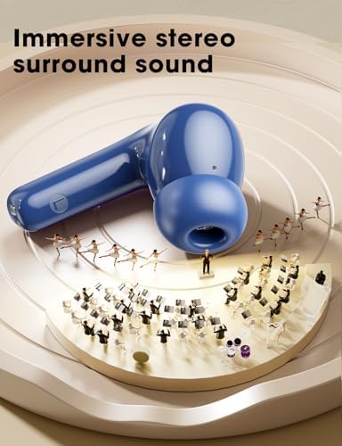 Elevate Your Audio Experience with ZZU 2025 Wireless Earbuds – Superior Big Bass Sound, Ultra-Lightweight Bluetooth Design, Extended 48-Hour Battery Life, IPX7 Waterproof for Active Lifestyles, AI-Enhanced Hands-Free Calling, Seamless Compatibility with i Phone & Android Devices for Music Lovers and Professionals