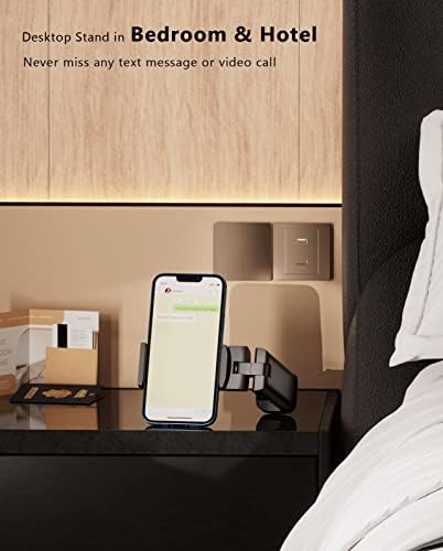 Mii KARE Universal Airplane Phone Holder – Innovative 360-Degree Rotating Smartphone Mount for Ultimate In-Flight Entertainment, Lightweight and Durable Travel Companion for Effortless Viewing on Tray Tables, Perfect for Long Flights and Quick Getaways
