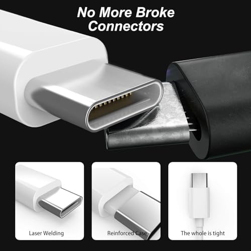 Ultra-Fast 118 W USB-C Power Adapter for Mac Book Pro & Air – High-Efficiency PD 3.0 Charger with 6.6 ft Cable, Compatible with M1-M4 Models, i Phone 16/15, and All Type-C Devices, Intelligent Safety Features for Rapid and Reliable Charging Performance