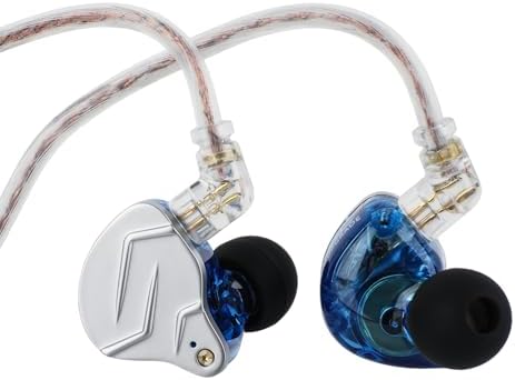 Elevate Your Listening Experience with Linsoul KZ ZSN Pro Dual Driver In-Ear Monitors – Premium 1 BA + 1 DD Hybrid Earbuds with Durable Zinc Alloy Design and Detachable 2-Pin Cable for Hi-Fi Sound Quality and Enhanced Device Compatibility, Perfect for Audiophiles and Casual Listeners Alike