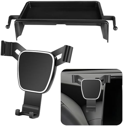 Toyota Grand Highlander Center Console Phone Holder Organizer (2024-2025) – Premium Auto Accessory for Safe Navigation & Enhanced Interior Aesthetics – Easy Installation, Adjustable Viewing Angles, Durable Design for Mobile Device Security