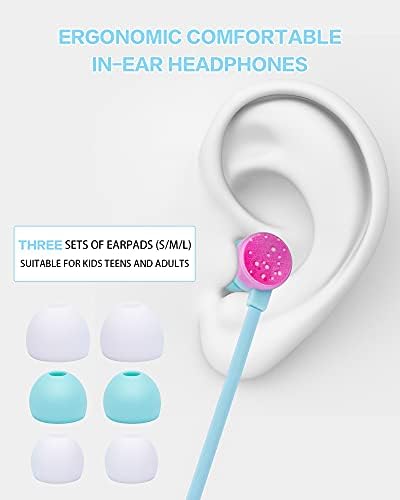 Experience Superior Sound with SDSSS-2 Lightweight Earbuds – Comfort-Driven, Tangle-Free Design for Kids and Adults, Enhanced Compatibility with All Devices, Built-in Microphone for Hands-Free Communication, Perfect for Music, Podcasts, and Calls on the Go
