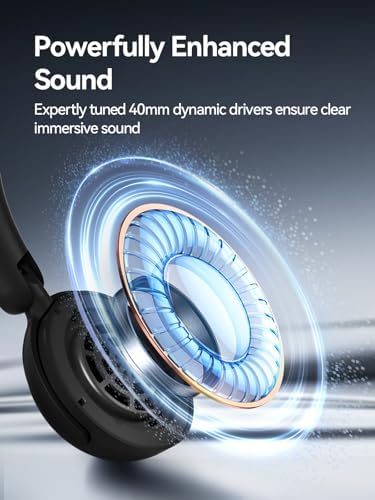 Elevate Your Audio Experience with 1 MORE HQ20 Wireless On-Ear Headphones – Lightweight, Foldable Design for Ultimate Portability – 65 Hours of Impressive Playtime Perfect for Students and Travelers – Enjoy Safe Listening at 85 d B Volume with Noise-Canceling Technology – Seamless Bluetooth Connectivity for Android and i OS Devices – Integrated Microphone for Effortless Call Management – Durable Build with a Sleek Black Finish Ideal for Extended Use – Your Go-To Headphones for School, Travel, and Leisure Activities – Discover Unmatched Comfort and Quality Today!