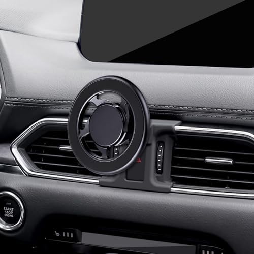 Mazda CX-5 Magnetic Phone Holder (2017-2024) – Premium Air Vent Mount for i Phone 16/15/14/13/12 Pro Max & All Smartphones – Effortless Installation, Optimal Compatibility, and Enhanced Safety for Hands-Free Navigation