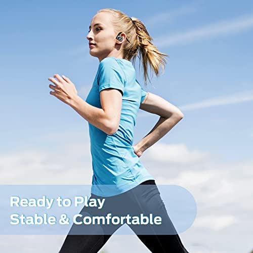 Discover Ultimate Freedom with BUGANI Bluetooth 5.3 Open Ear Sport Headphones – Waterproof Wireless Earbuds for Active Lives, Touch Control for Seamless Navigation, 8-Hour Playtime, Lightweight Design Perfect for Running and Intense Workouts