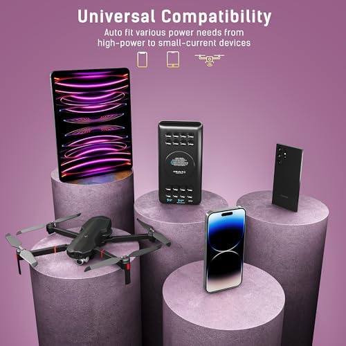 High-Capacity 20000 m Ah Wireless Power Bank with Anti-Slip Suction Cups – Ultimate 18 W USB-C Fast Charger for i Phone 16, 15, 14, 13, 12, 11, X, XS, XR & Samsung Galaxy S25, S24, S23, S22, S21, S10, LG Thin Q – Portable Charging Solution for Seamless Connectivity on the Go