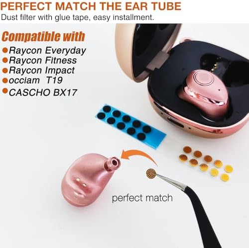 High-Performance Dust Proof Filter Replacement for Raycon Everyday, Fitness, Impact & CASCHO BX17 Earbuds – 10 Pairs of Durable Mesh for Enhanced Audio Quality and Lasting Protection