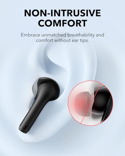 Anker Soundcore K20 i Bluetooth 5.3 Earbuds – Premium Semi-In-Ear Design with 36-Hour Playtime, Quick Charge Feature, Dual-Mic ENC for Superior Call Clarity, Custom EQ via App, IPX5 Water-Resistant Rating, Ergonomic Comfort for All-Day Listening – Transform Your Audio Journey