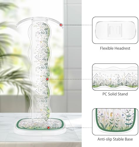 CamyCosy Headphone Holder for Desk, Gaming Headset & Earphone Stand with Tulip Flowers Pattern – Enhanced Compatibility and Speed