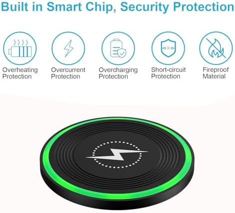 Effortless Power: S25 Edge 15 W Wireless Fast Charging Pad for Samsung Galaxy Devices – Ultimate Compatibility from S20 to S25 Ultra, Note 20, and Z Fold Series – Stylish, Compact, and Safe Design for Home or Office Use – Experience Superior Convenience and Efficiency with Qi Compatible Technology