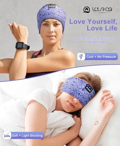 Ultimate Bluetooth 5.4 Sleep Headband Headphones – Designed for Side Sleepers, Unmatched Comfort for Active Lifestyles, Superior Sound Quality, Ergonomic Fit for Enhanced Relaxation, Ideal Tech Gift for Music and Podcast Enthusiasts