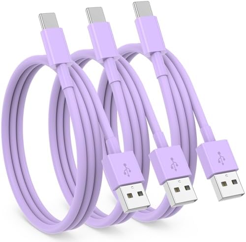 3 Pack USB-C Carplay Charging Cables for i Phone 16, 15 Pro Max & Plus – 3 FT High-Speed Data Transfer Cords for Seamless Connectivity with i Pad 10 th Gen & Air 5 th – Durable & Stylish Black Design for Optimal Vehicle Integration