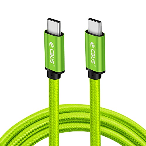 CBUS 10 ft USB-C to C Fast Charging Cable – Heavy-Duty Braided Cord for i Phone 16/15/Pro/Max/Plus & Android Devices – Superior Durability & Super Speed USB-C Charger in Stylish Purple – Unmatched Flexibility for Home & Travel Use