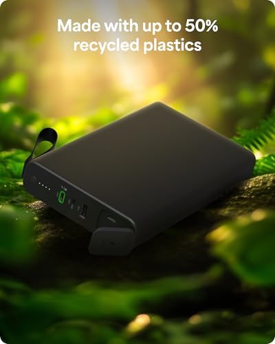 Mophie Powerstation Mini 5,000 m Ah Portable Power Bank – Ultra-Fast 20 W USB-C PD Charger for Rapid Device Recharging, Compact Pocket-Sized Design with LED Battery Indicator, Includes USB-C Cable for Instant Connectivity, Essential Travel Accessory for On-the-Go Smartphone Power
