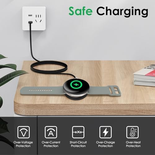 Ultimate Dual-Pack USB-C Fast Charger for Google Pixel Watch 3/2 & Fitbit Series – 3.3 Ft Portable Charging Cables with USB Adapter – Enhanced Durability & Rapid Charging for Smartwatch Users – Ideal for Home, Office, and Travel Convenience