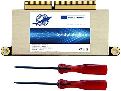 Elevate Your Mac Book Pro A1708 (2016-2017) with the Dogfish 256 GB NVMe PCIe Gen3 SSD – Unmatched Speed and Seamless Compatibility for Ultimate Performance Upgrade
