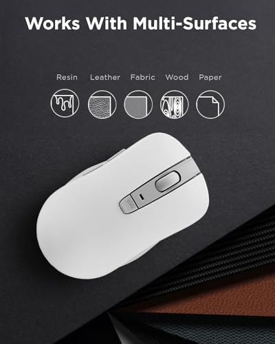 Lenovo WL150 Wireless Mouse – Ergonomic Ambidextrous Design with 1,000 DPI Precision for Ultimate Comfort and Efficiency – 2.4 G Nano USB-A Receiver for Uninterrupted Connectivity – Compact, Portable, and Ideal for Travel, Perfect for Both Home and Office Use