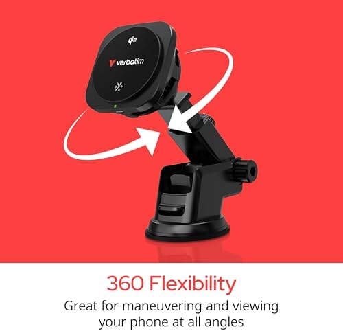 Revolutionize Your Road Trips with the Verbatim Qi2 Magnetic Wireless Car Charger – Effortless Charging, Dynamic RGB Illumination, and Universal Device Compatibility for a Seamless Drive Experience