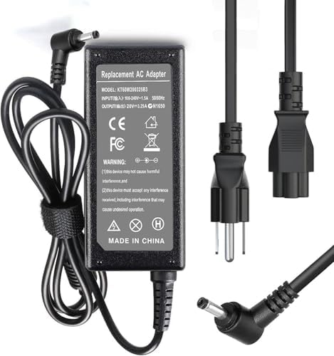 Premium 65 W Lenovo Laptop Power Adapter – Versatile Charging Solution for Idea Pad 1, 3, 5, Flex 4, 5, 6, Yoga 710 & More – Enhanced Safety with CE/FCC/UL Certification – Quick Connect Round Tip Design – 12-Month Replacement Warranty & 30-Day Satisfaction Trial – Ideal for Students, Professionals, and Gamers Seeking Reliable Power – Fast Charging & Overvoltage Protection for Optimal Device Performance – Upgrade Your Charging Efficiency with This Essential Accessory – Compatible with a Wide Range of Lenovo Models – Experience Reliable, Safe, and Efficient Charging Today!